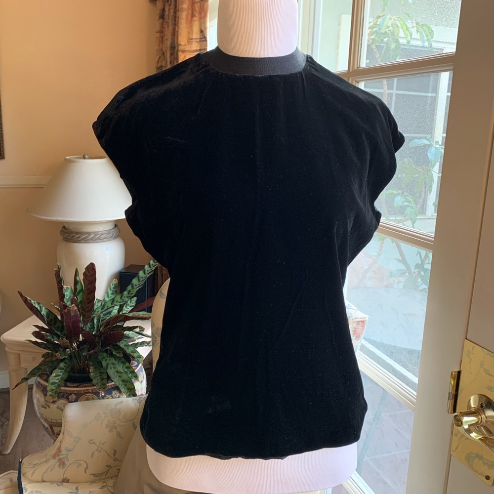 Gianni Versace Vintage Velvet Top
